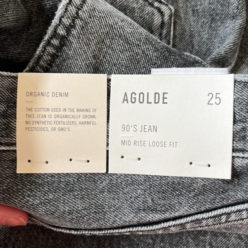 NWT Agolde 90s Jeans - Outline - Size 25
